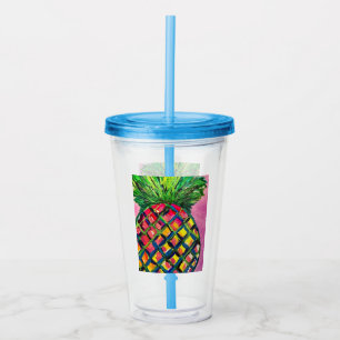 Pineapple Acrylic Tumbler