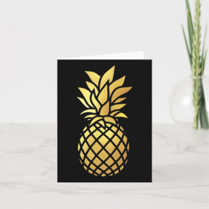 Pineapple Aloha Beaches T Shirt Hawaiian Hawaii Vi Card