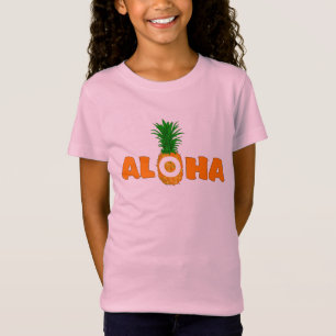 Pineapple Aloha - Summer T Shirt for Girls
