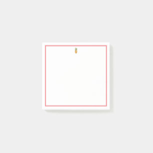Pineapple and Coral Post-it Notes
