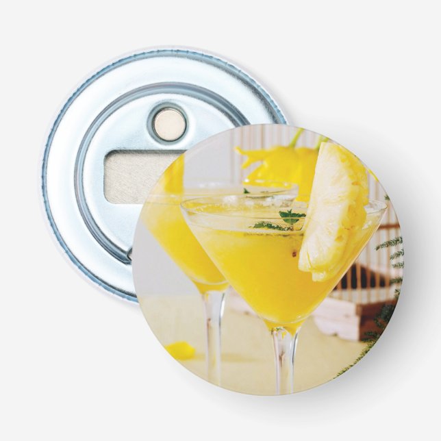Pineapple and ginger Fresca cocktail Bottle Opener (Front)