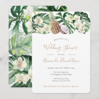 Pineapple And Greenery Tropics Wedding Shower