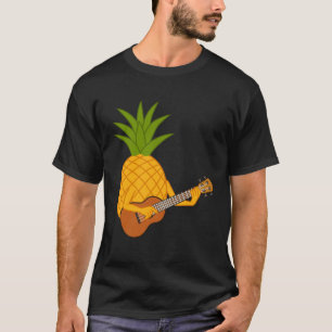 Pineapple and Ukulele Ironic Musician T-Shirt
