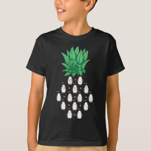Pineapple Antarctica Animal Lover Gift Idea Pengui T-Shirt