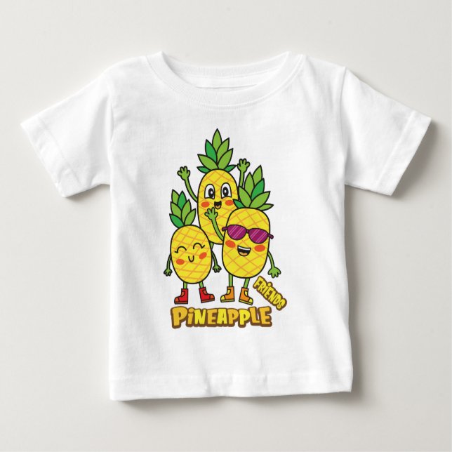 Pineapple baby baby T-Shirt (Front)