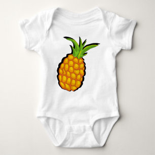 pineapple baby bodysuit
