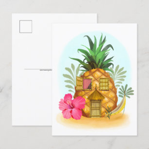 Pineapple Beach House Postcard