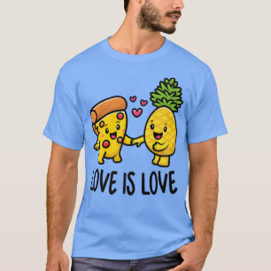 Pineapple Belongs On Pizza Funny Food 422  T-Shirt