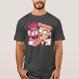 Pineapple belongs on Pizza, Pizza lover Retro Vint T-Shirt