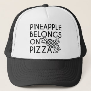 Pineapple Belongs On Pizza Trucker Hat
