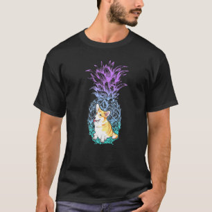 Pineapple Best Corgi Mum Birthday Tropical Fruit D T-Shirt