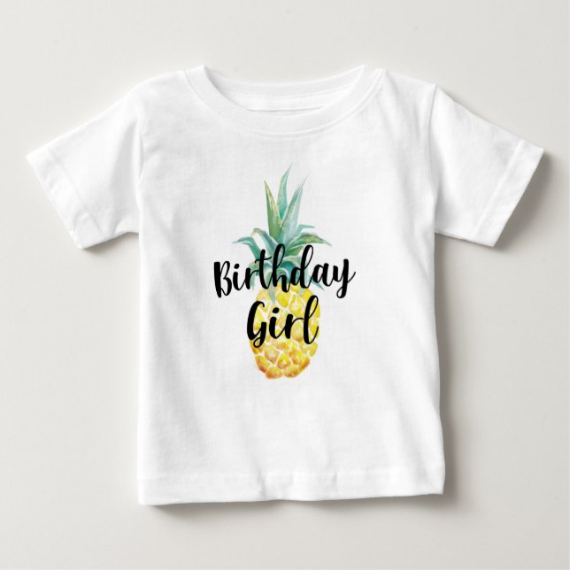 Pineapple Birthday Girl Shirt (Front)