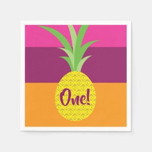 Pineapple Birthday Party Napkin