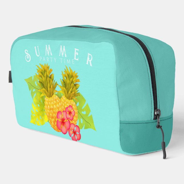 Pineapple Blue Dopp Kit (Right Corner)