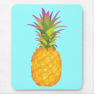 Pineapple - Blue Tropical Mousepad