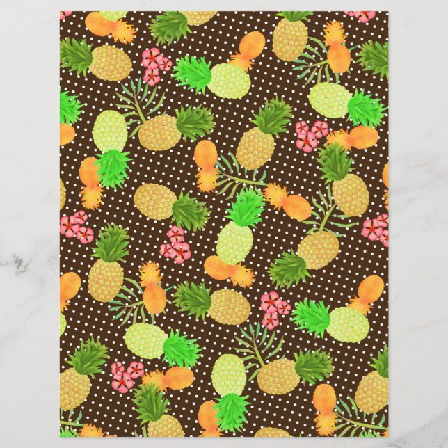 Pineapple Brown Polka Dot (Front)