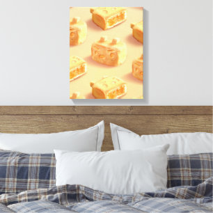 Pineapple Cake Canvas Print