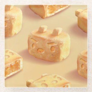 Pineapple Cake Glass Coaster