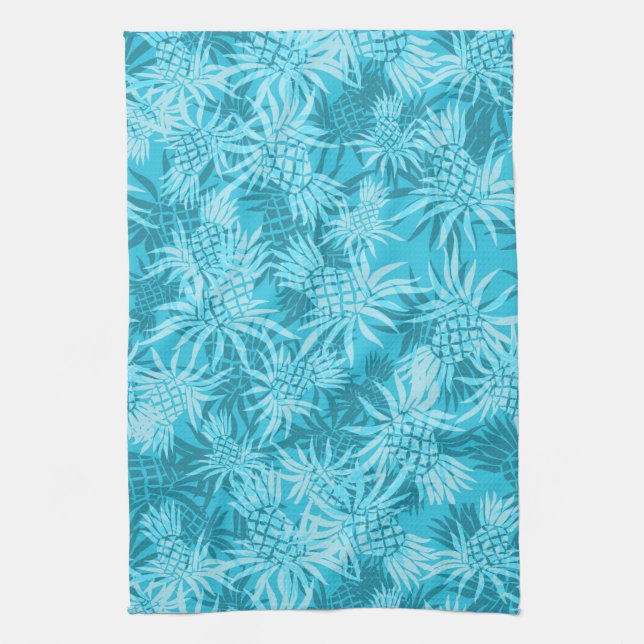 Pineapple Camo Hawaiian Kitchen Towel (Vertical)