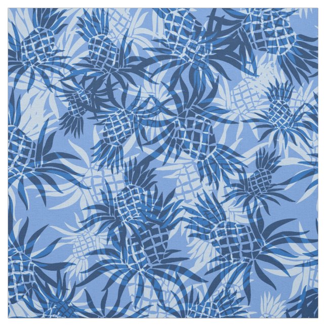 Pineapple Camo Hawaiian Tropical Fabric (Swatch)