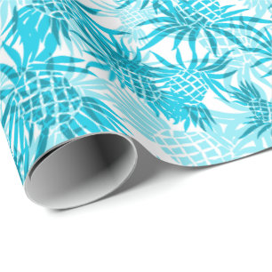 Pineapple Camo Hawaiian Tropical Wrapping Paper