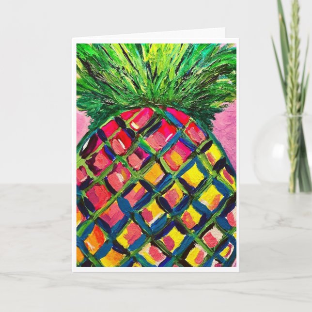 Pineapple Card <Blank Inside> (Front)