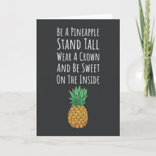 Pineapple Cards Exotic Fruit Tropical Fruity