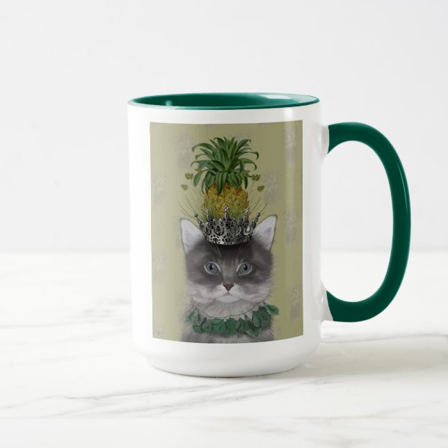 Pineapple Cat Mug (Right)