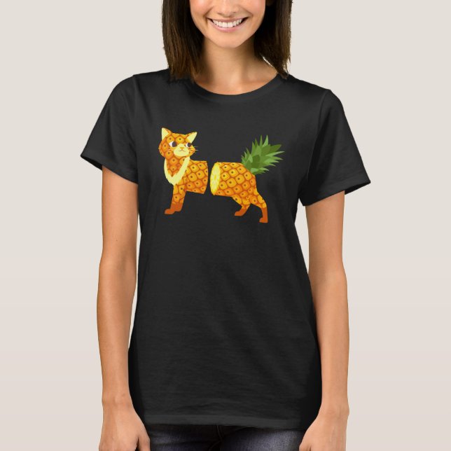 Pineapple Cat T-Shirt (Front)