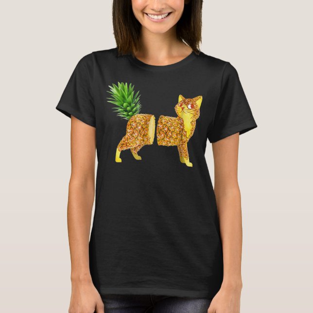 pineapple cats T-Shirt (Front)