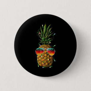 Pineapple Christmas In July Pineapple Christmas Su 6 Cm Round Badge