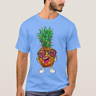 Pineapple Christmas Tree Lights Sunglasses  T-Shirt