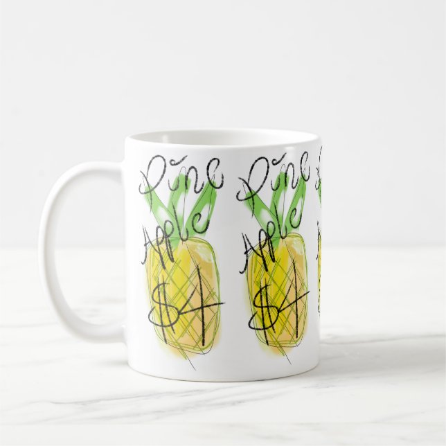 Pineapple 🍍 coffee mug (Left)