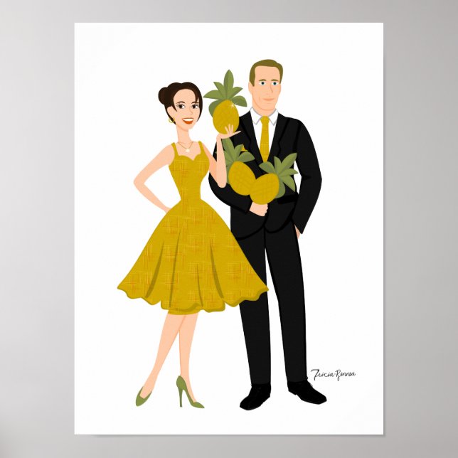 Pineapple couple poster (Front)