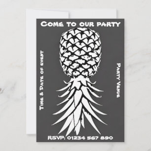 Pineapple Customisable Party Invitation