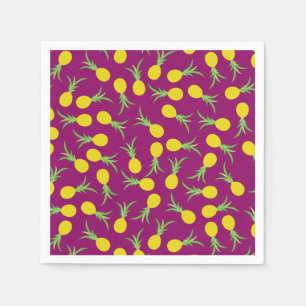 Pineapple Cute Summer 1st Birthday Party Theme Napkin