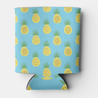 Pineapple Delight: Tropical Fruit Print Can Cooler