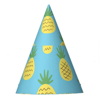 Pineapple Delight: Tropical Fruit Print Party Hat