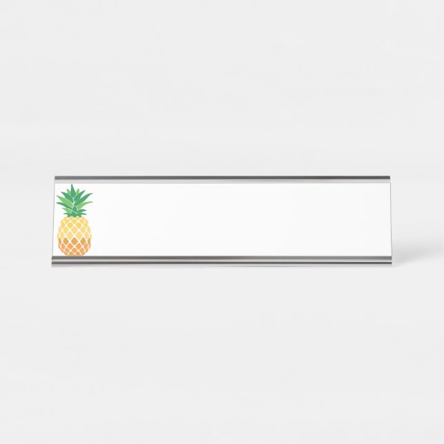 Pineapple Desk Name Plate (Front)