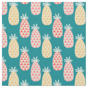 Pineapple Doodle Pattern Fabric