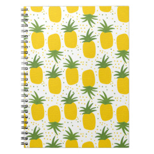 Pineapple Dots: Summer Fruit Design Notebook