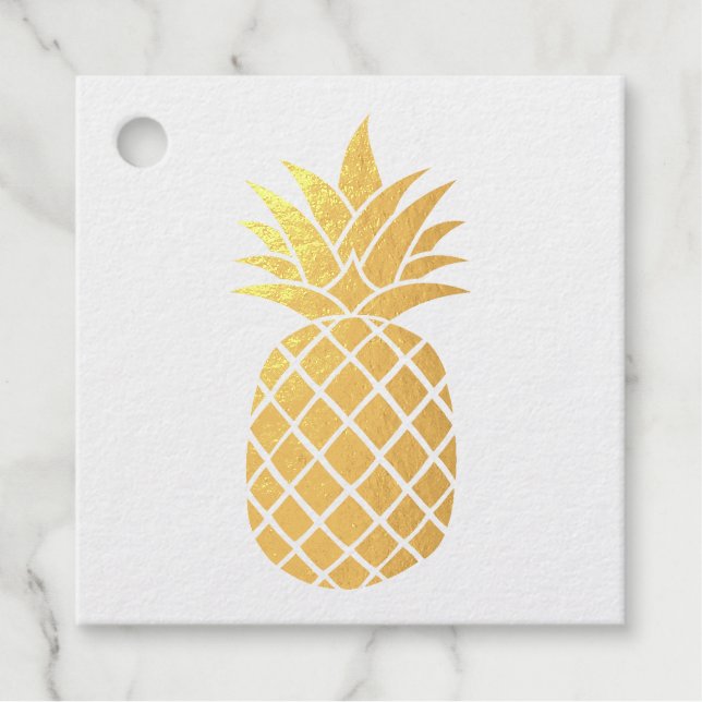 Pineapple Favour Tags (Front)