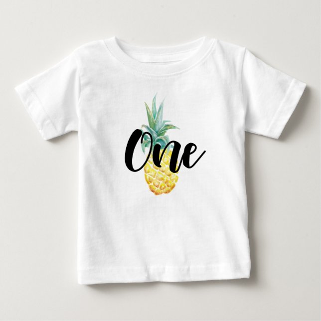 Pineapple First Birthday Shirt (Front)