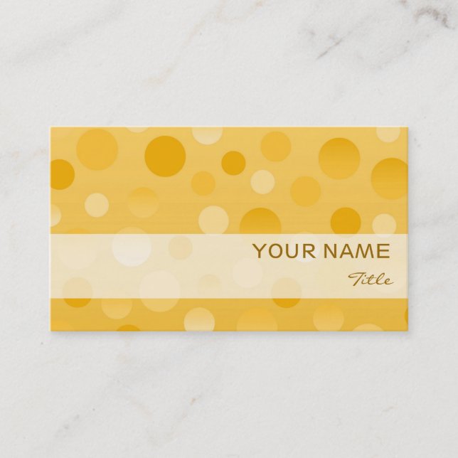 Pineapple Fizz business card template (Front)