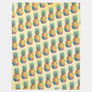 Pineapple Fleece Blanket