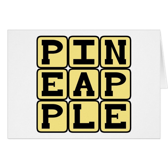 Pineapple, Fruit (Front Horizontal)