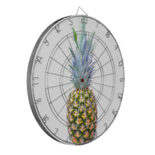 Pineapple Fruit Beach Dessert Colourful Tropical Dartboard