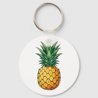 Pineapple fruit key ring