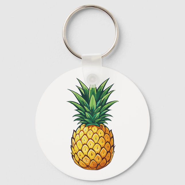 Pineapple fruit key ring (Front)