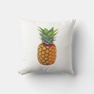 Pineapple Fruit on White Cushion